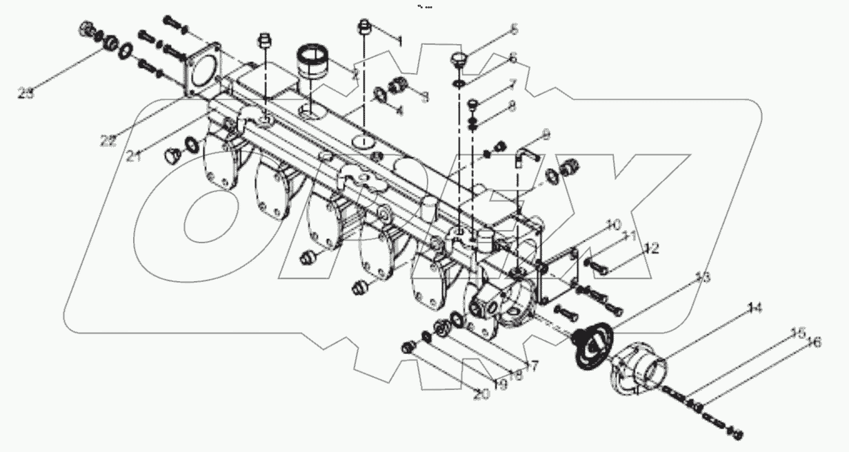  Intake manifold subassembly
