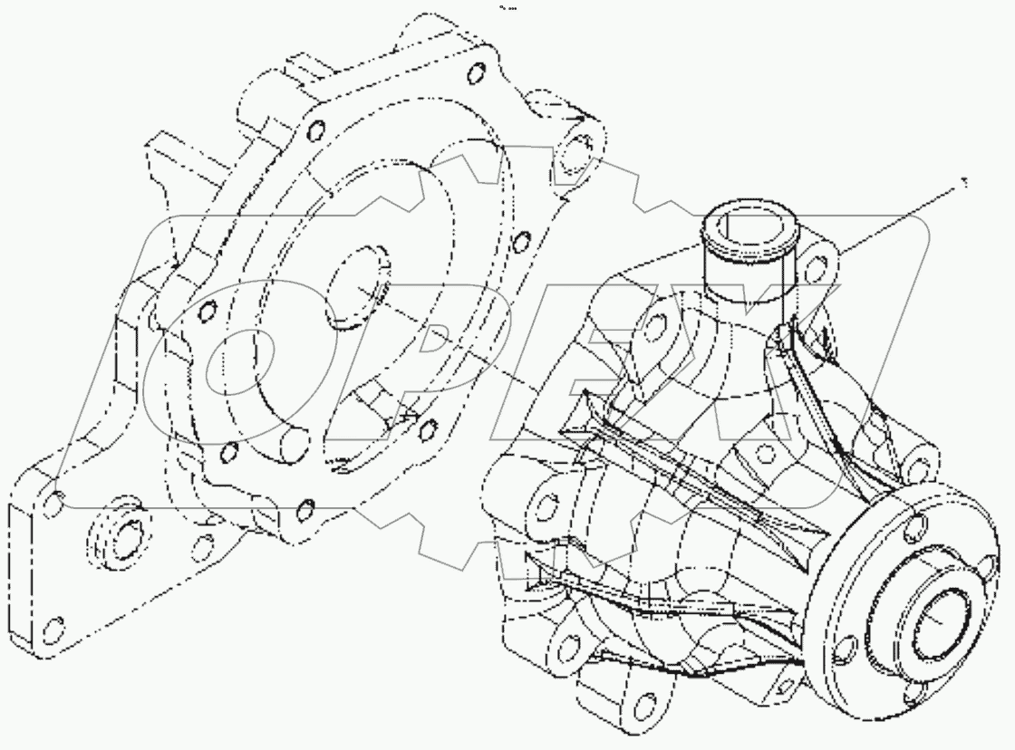  Water pump assembly