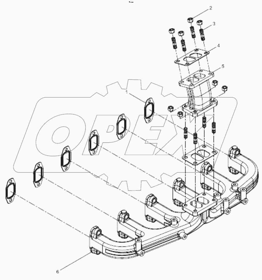  Exhaust manifold assembly