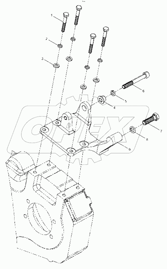 Generator bracket	group