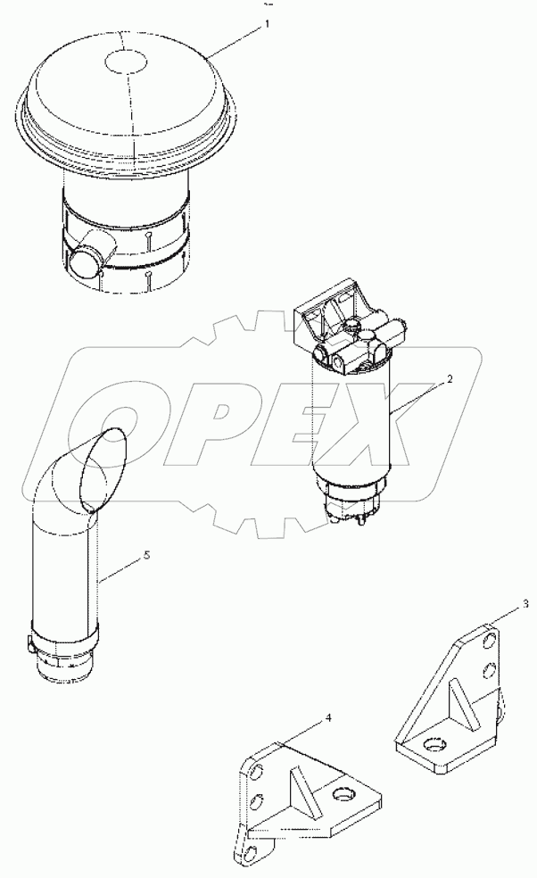  Packing box chassis parts group