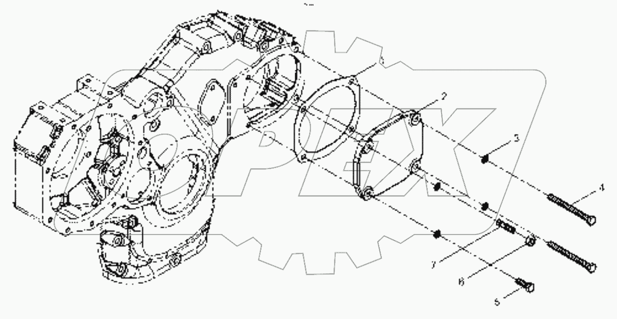  Hydraulic pump cover assembly