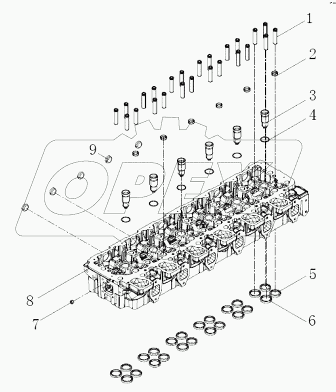  Cylinder head sub-assembly
