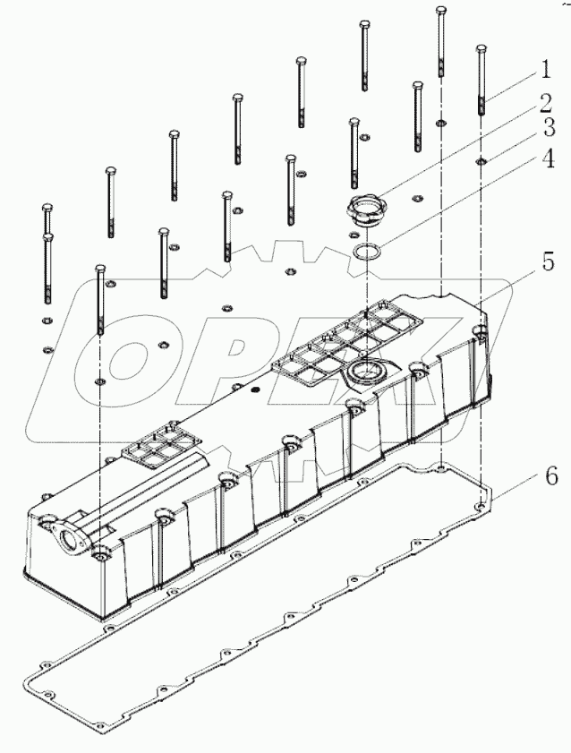  Cylinder head cover assembly