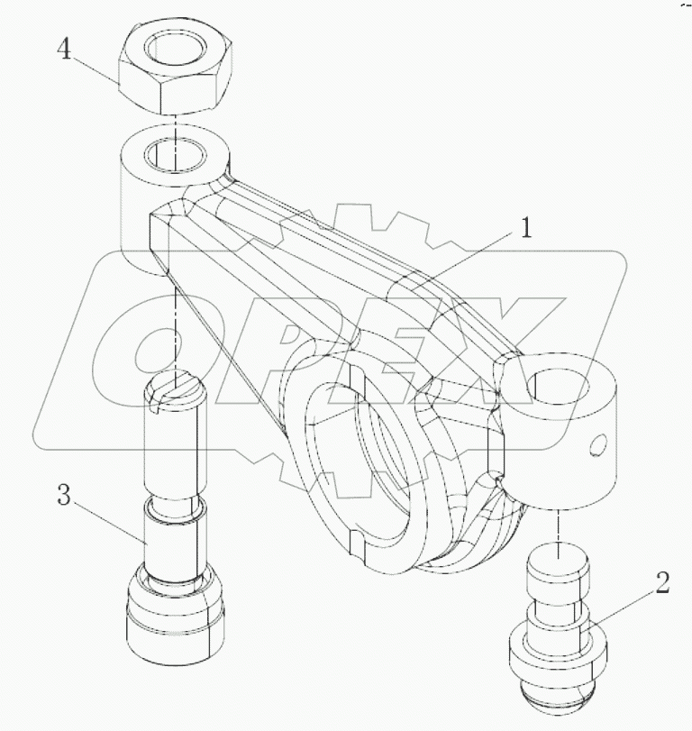  Intake rocker arm assembly
