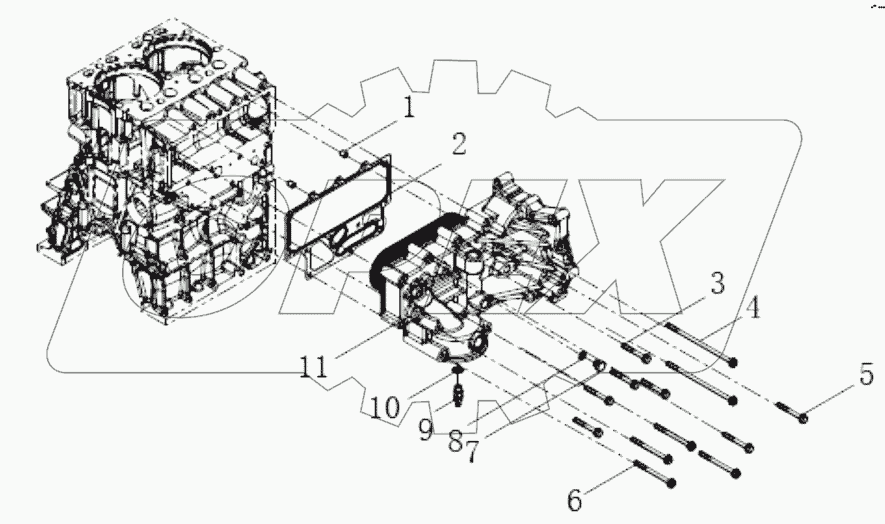  Oil cooler combination