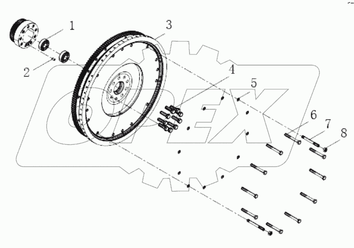  Flywheel combination