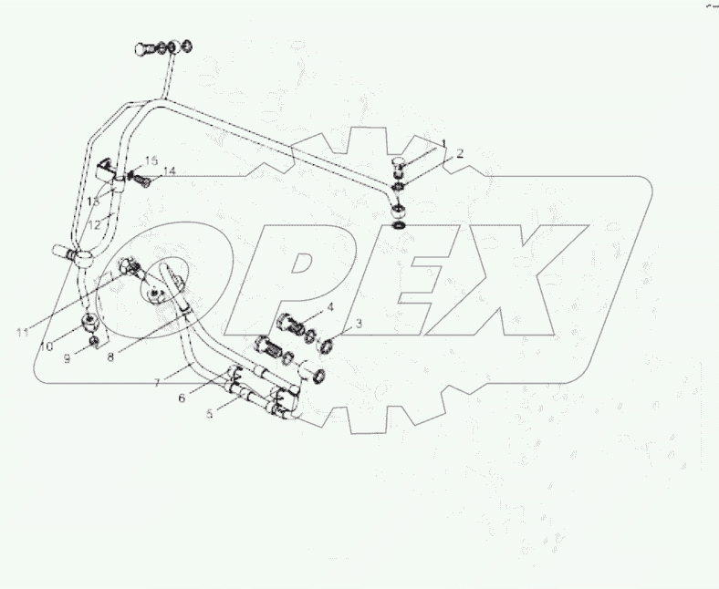  Low-pressure fuel pipe assembly