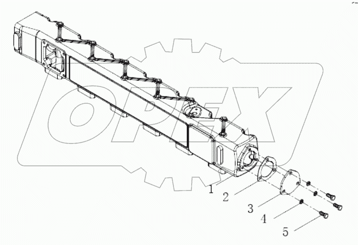  Intake pipe assembly
