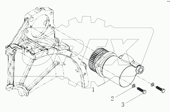  Hydraulic pump combination