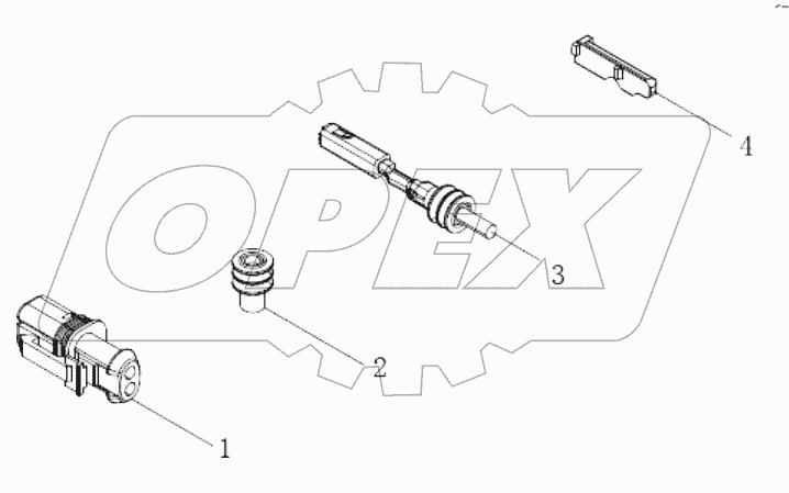  Starter connector assembly
