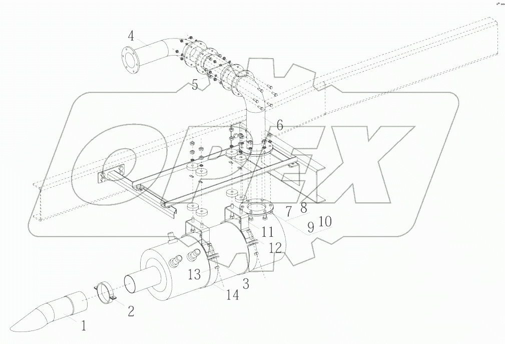  Engine exhaust system