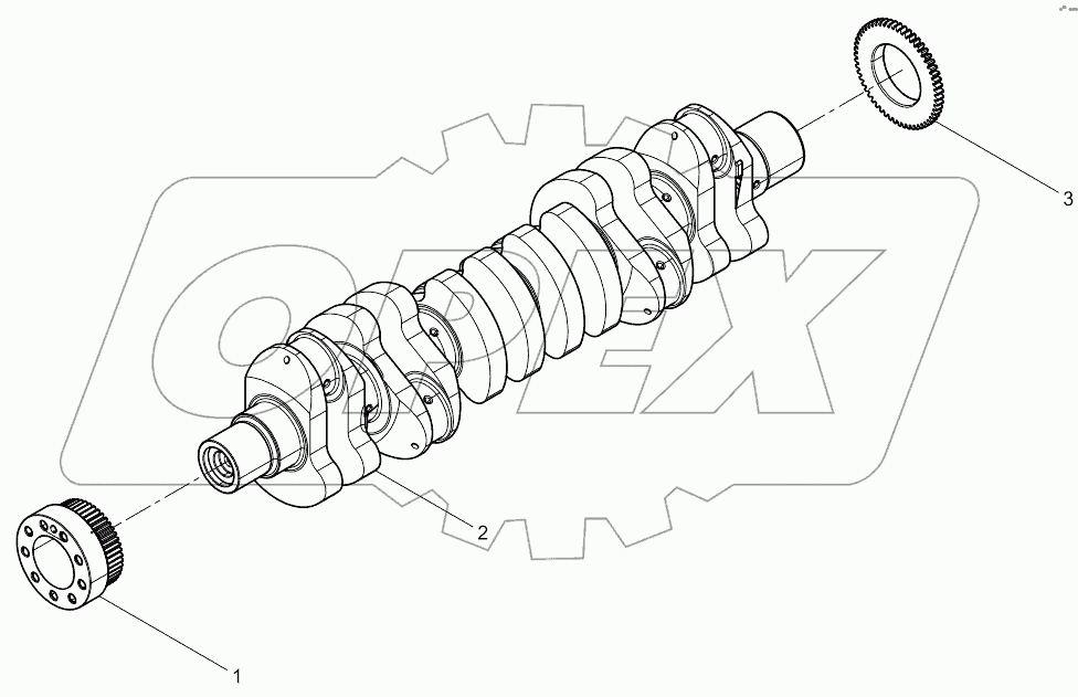  Crankshaft Subassembly