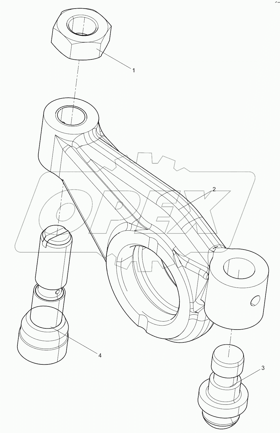  Exhaust Rocker Arm Set