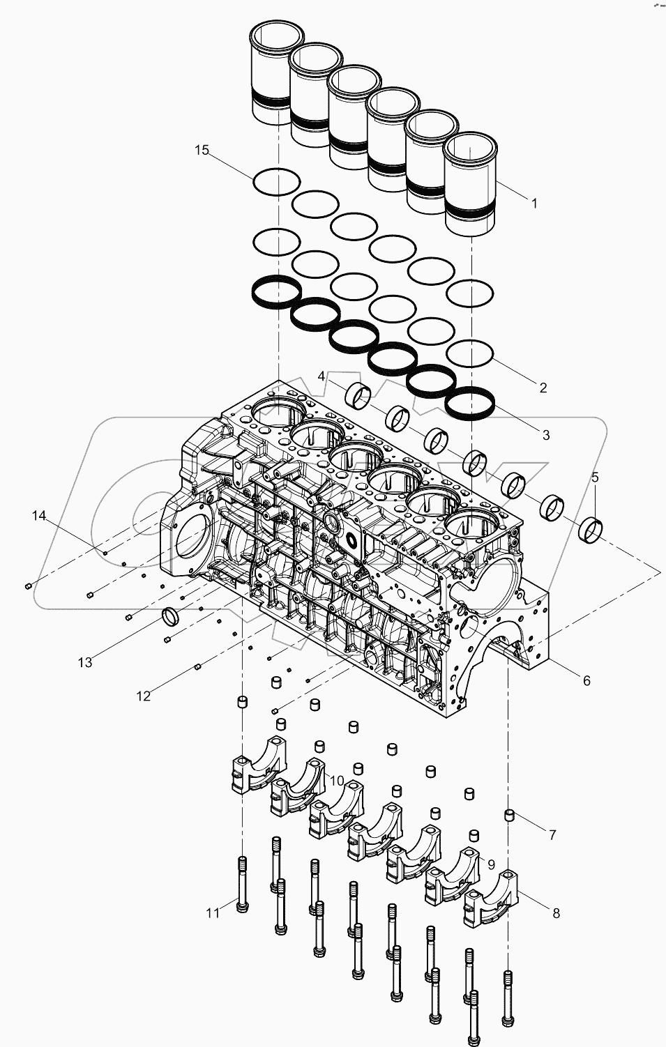  Cylinder Block Preassembly