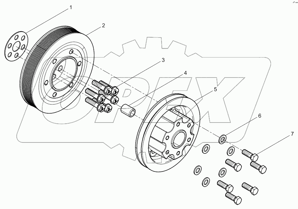  Crankshaft Pulley Group