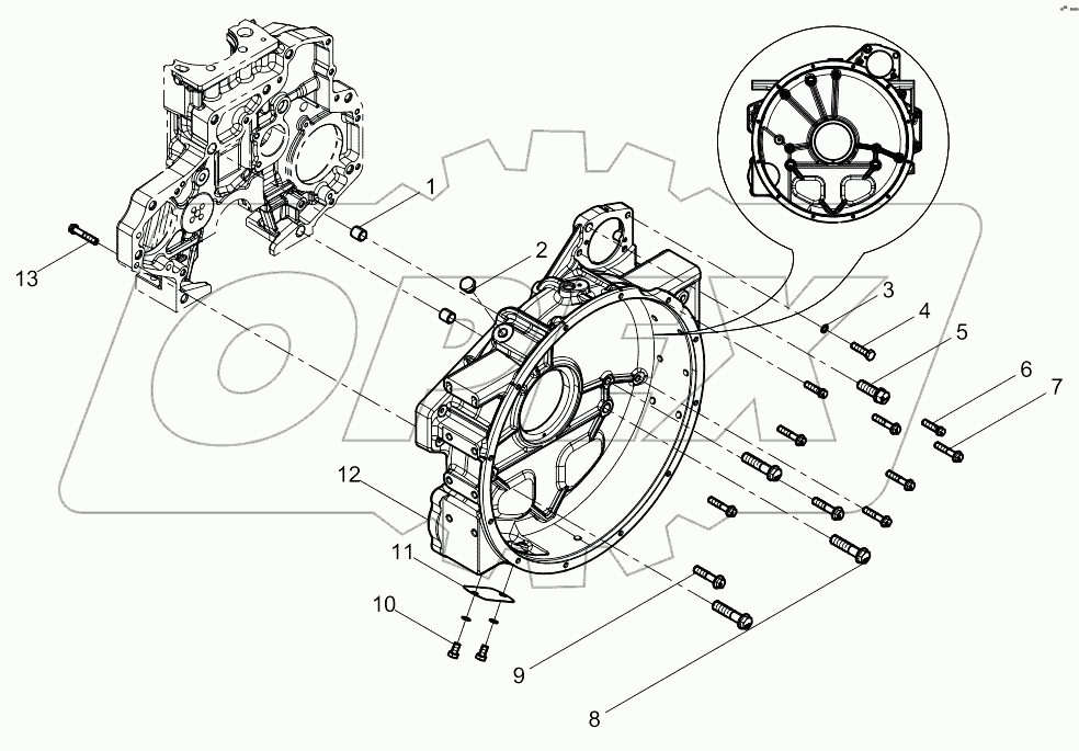  Flywheel Housing Group