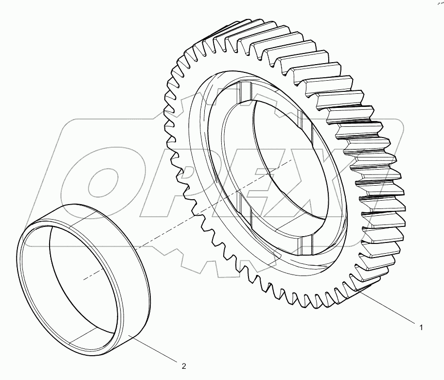  Idler Gear Assembly