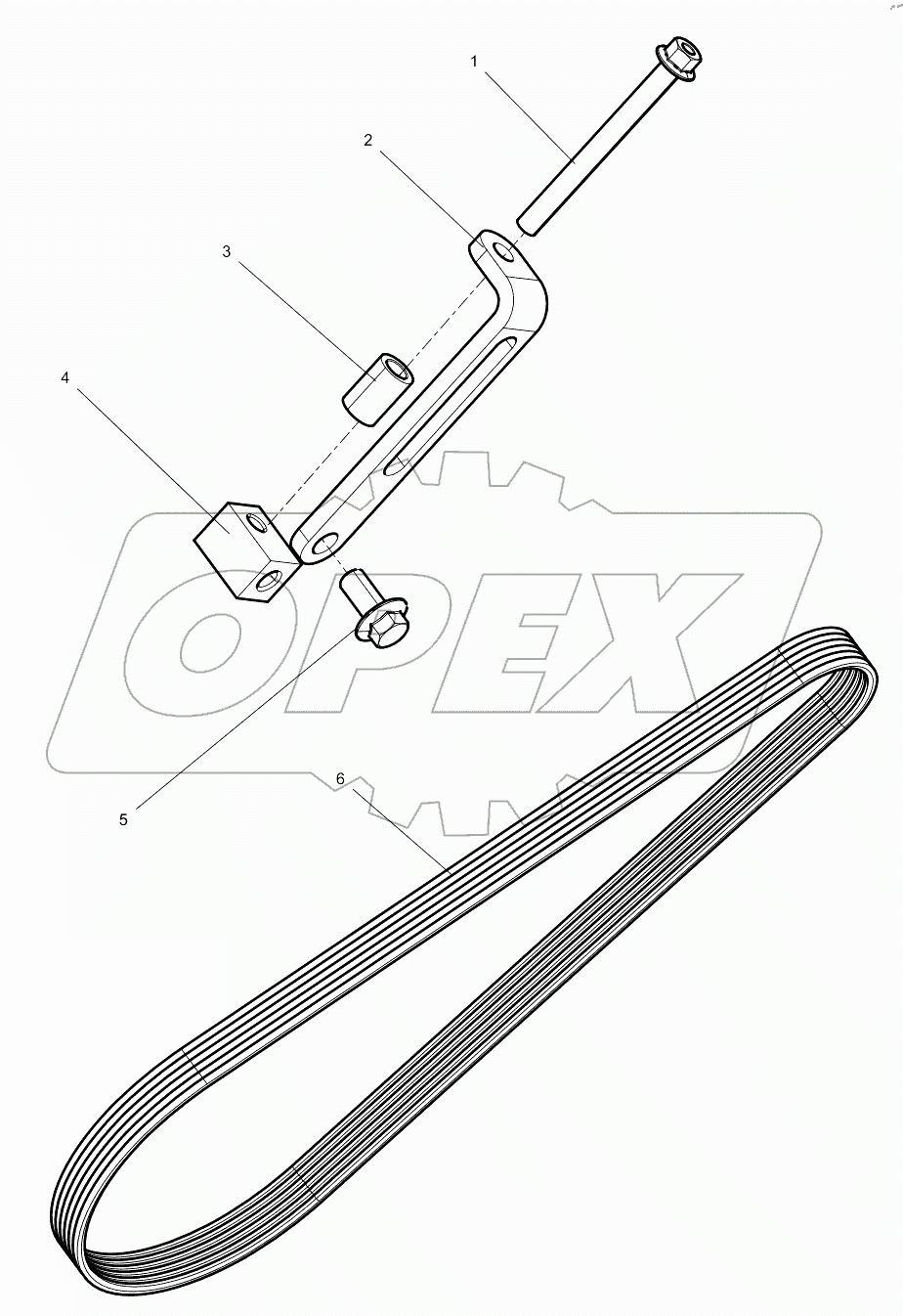  Alternator Tensioner and Belt Group