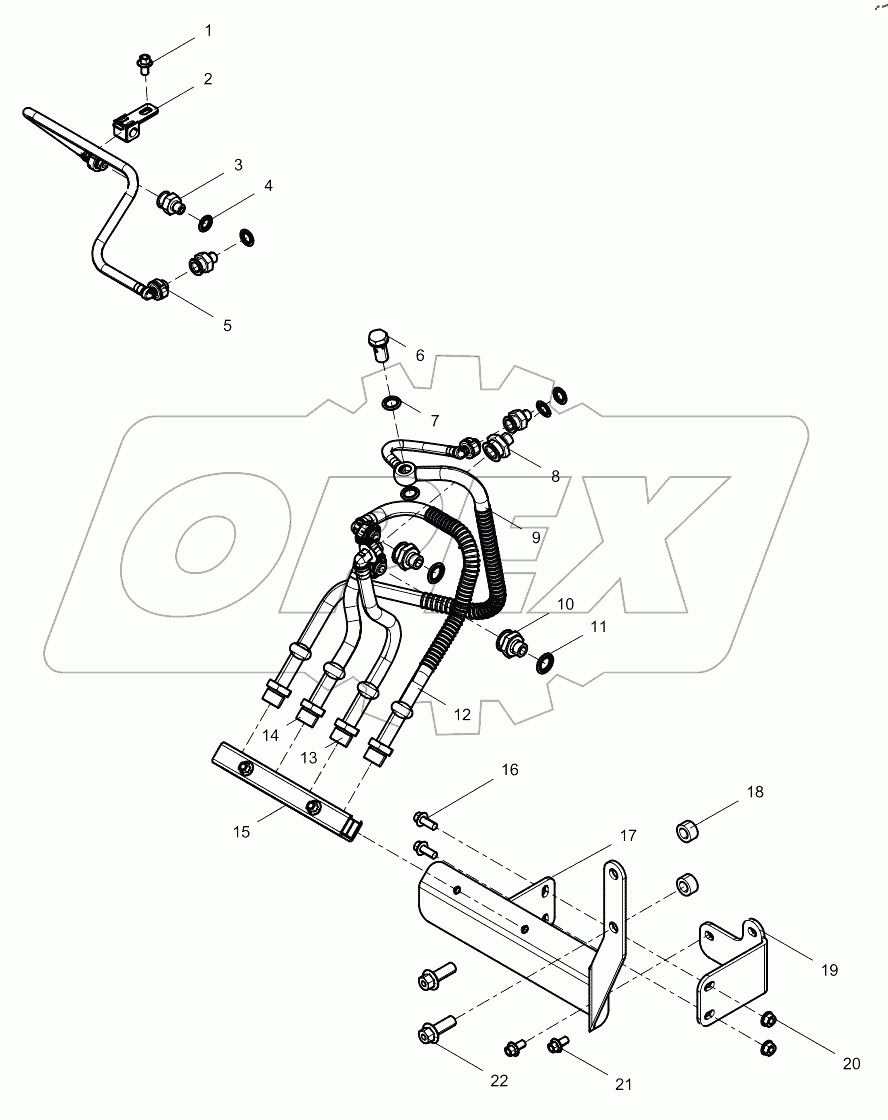 Low Pressure Fuel Pipe Group