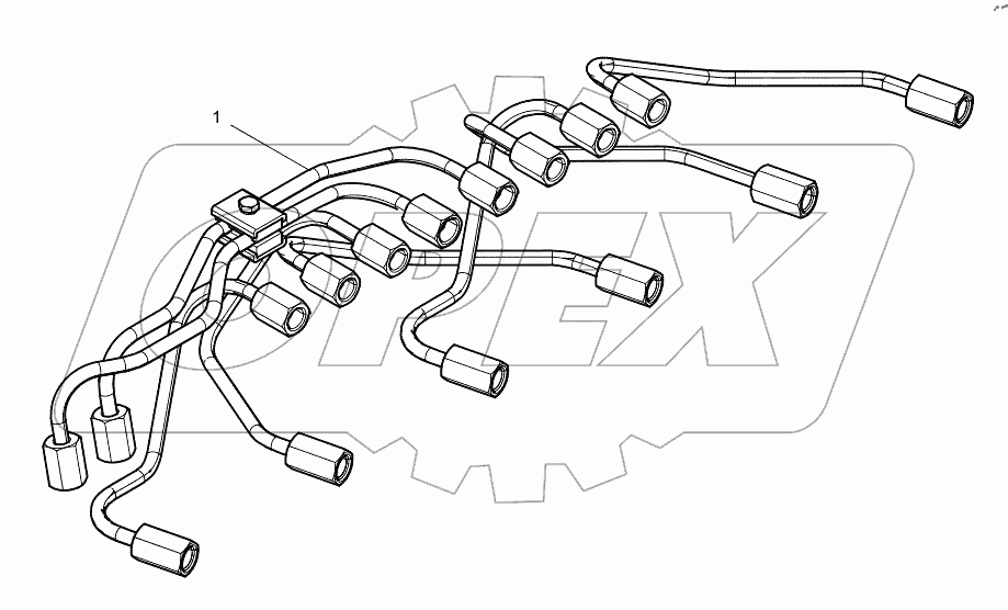 High Pressure Fuel Pipe Group