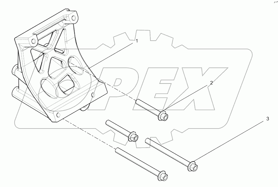  Air Conditioning Compressor Bracket Group