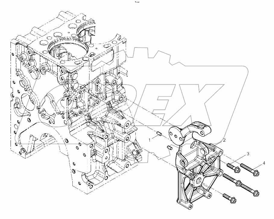  Alternator Bracket Group