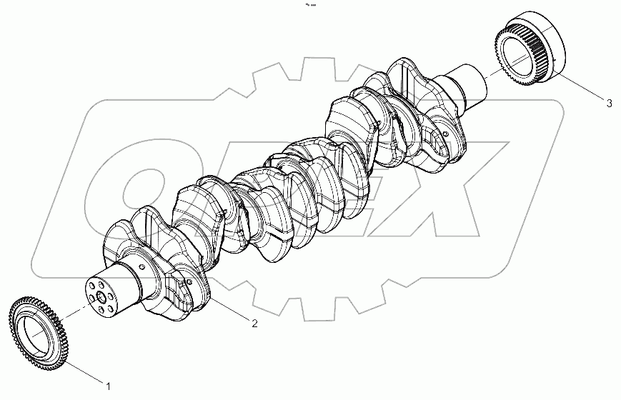  Crankshaft Subassembly