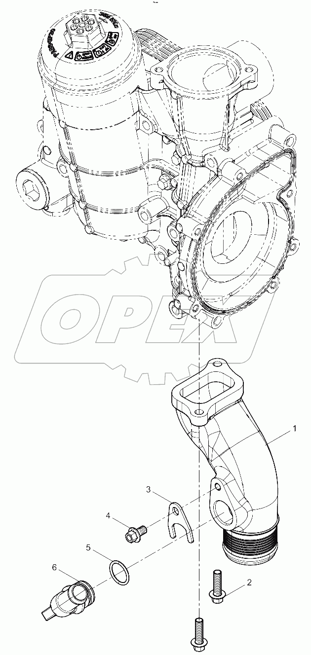  Water Pump Inlet Pipe Group