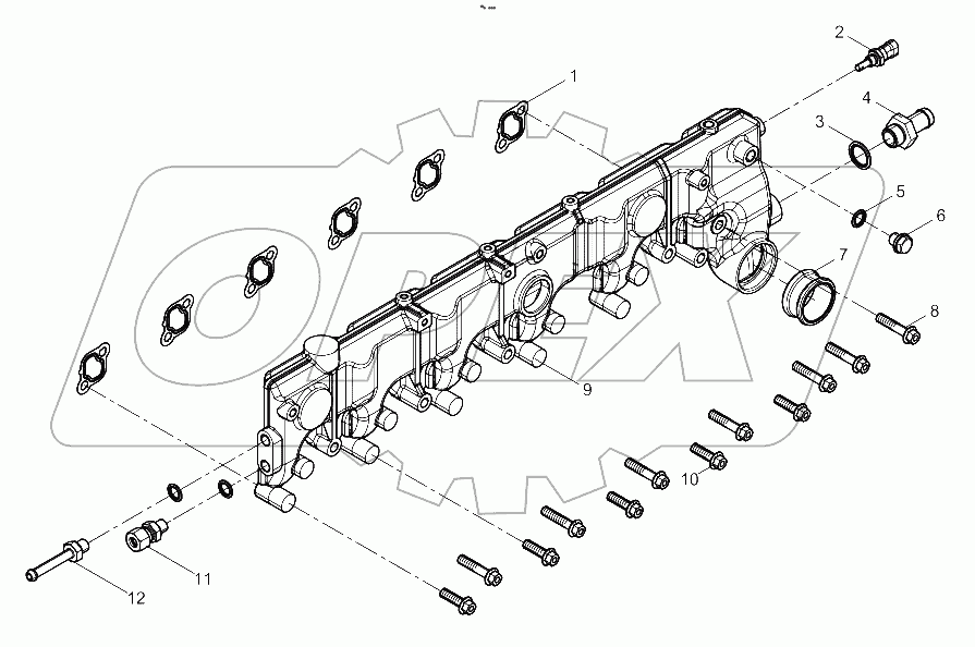  Water Outlet Pipe Group