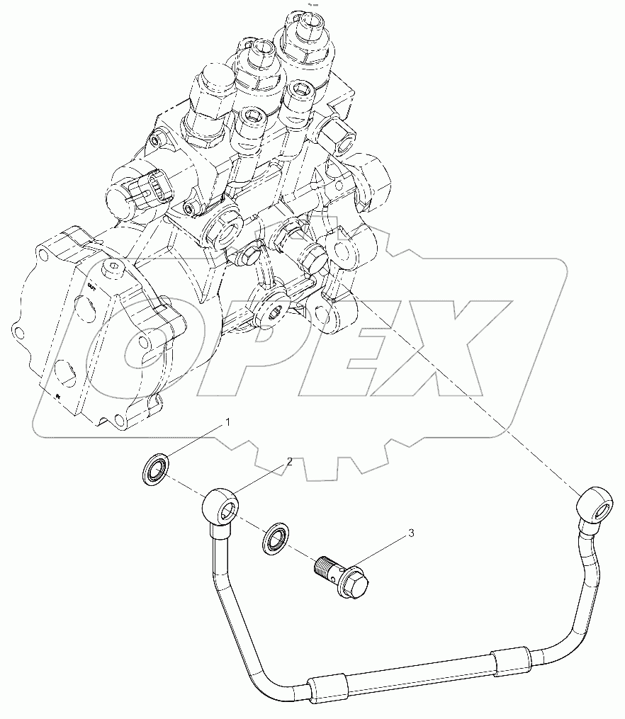  Fuel Injection Pump Oil Pipe Group