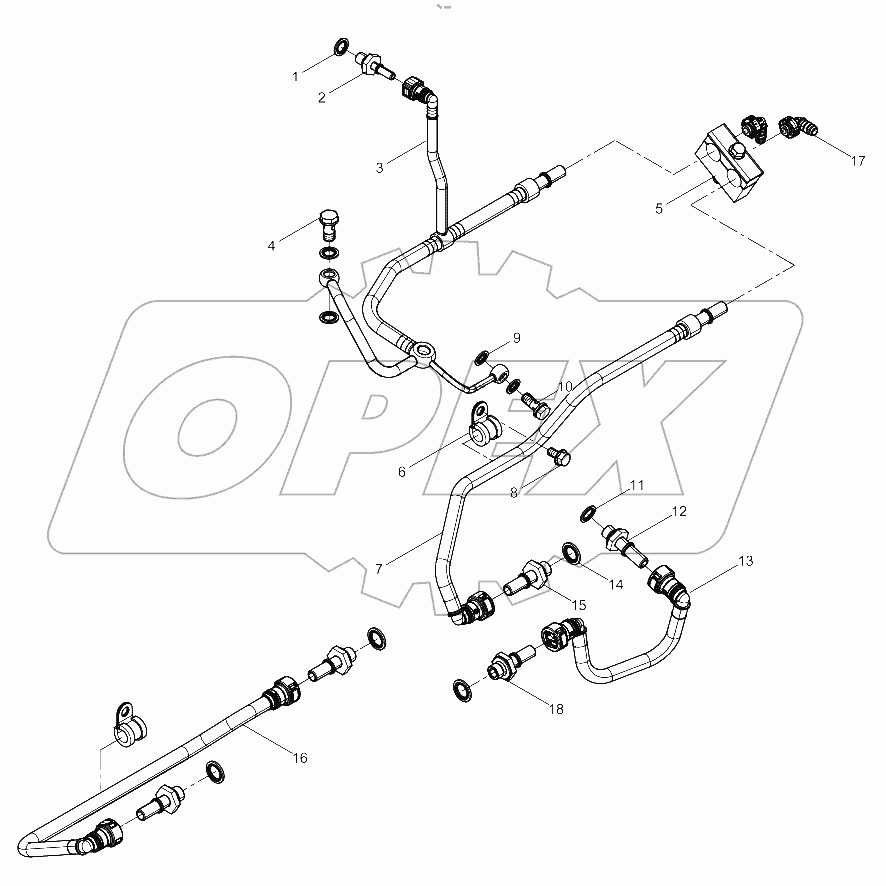  Low Pressure Fuel Pipe Group