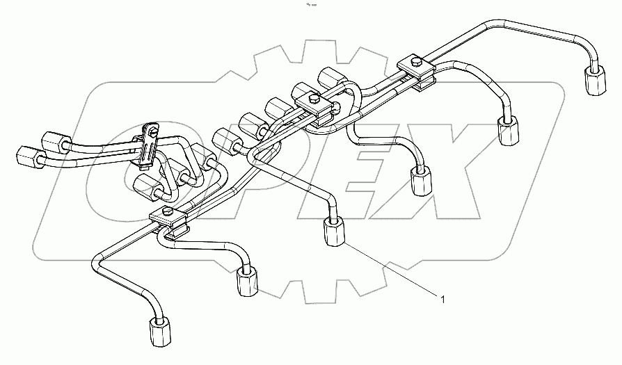  High Pressure Fuel Pipe Group