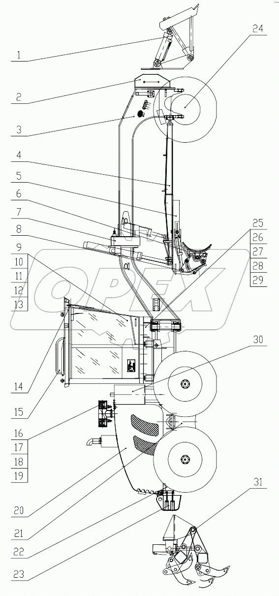  Each Assembly Position Sketch Map