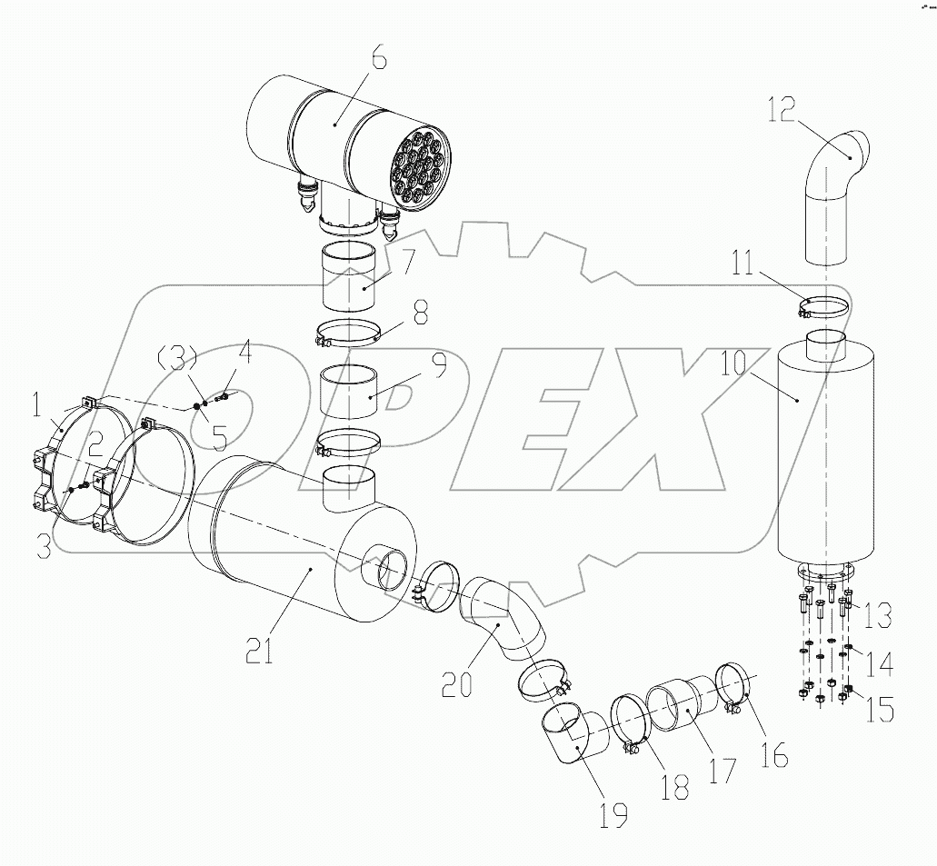  Inlet And Exhaust System (XG31651, XG31802)