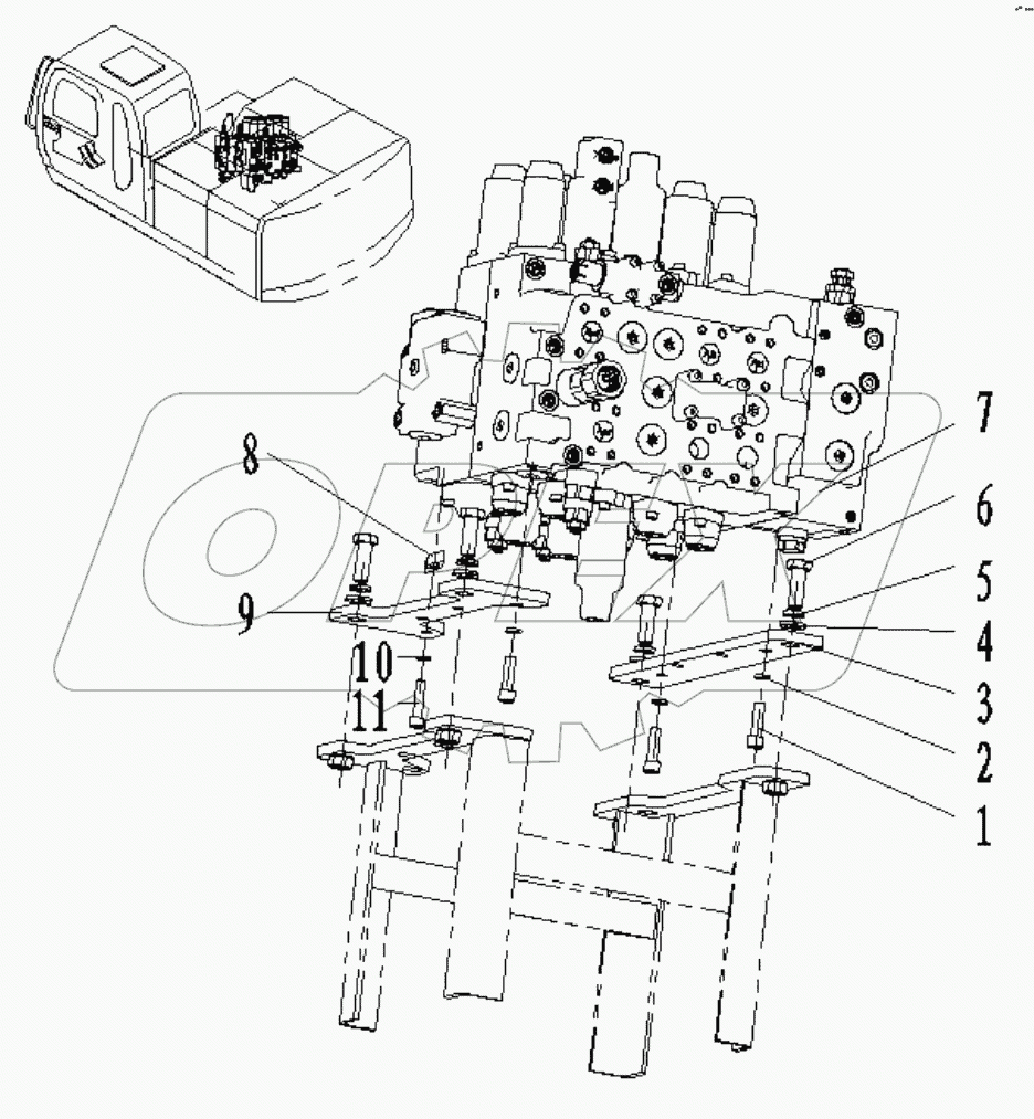  MULTI CONTROL VALVE SUPPORT (KPM MCV)