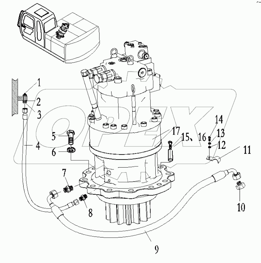  SWING MOTOR (KPM)