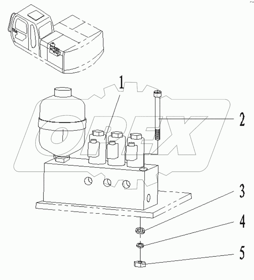  SOLENOID OPRATED CONTROL VALVE SUPPORT