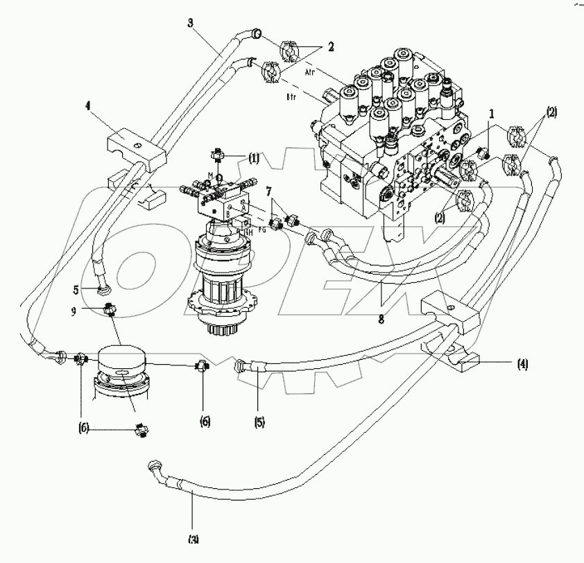  REVOLVING FRAME PIPING (3) (PAKER MCVпј‰