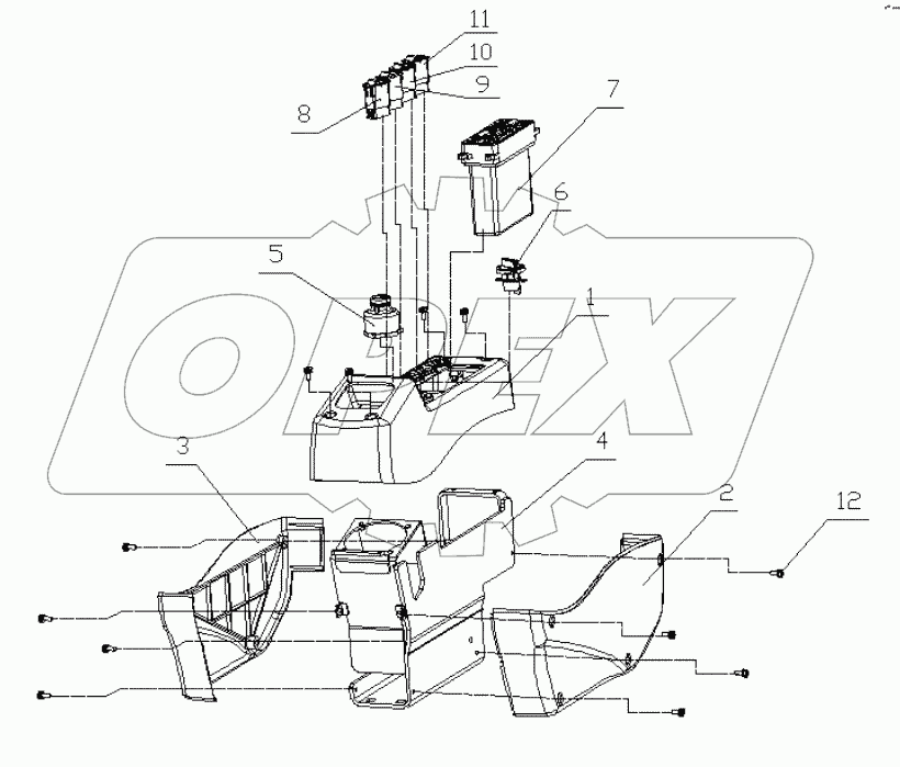  RIGHT-CONSOLE (ELECTRIC PARTS)