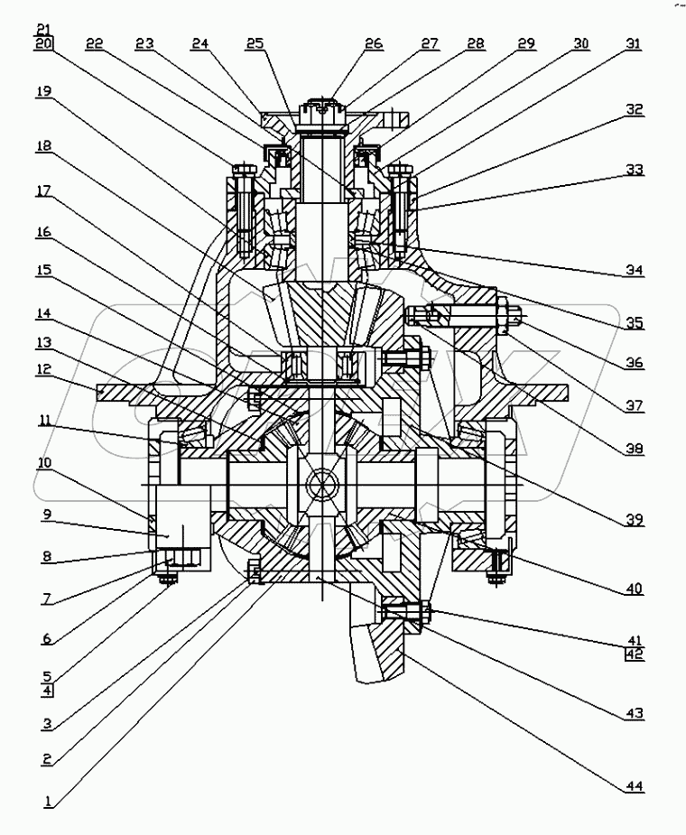  XG918I Fenyi ZL15A drive axle (в…Ў)