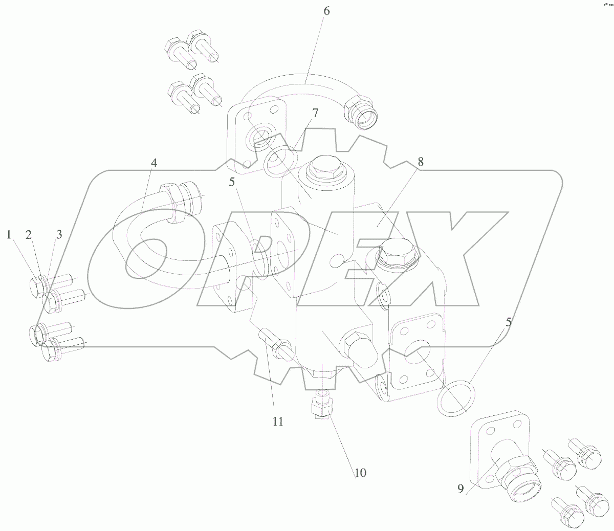  Priority unloading valve