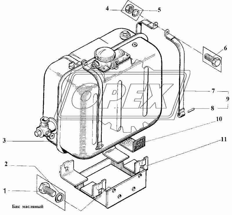 Бак масляный