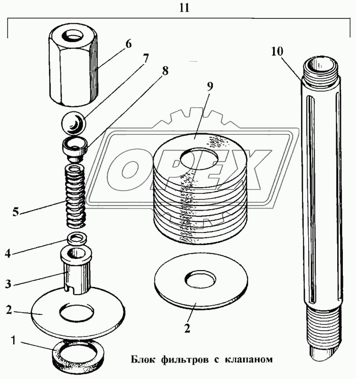 Блок Фильтров с клапаном