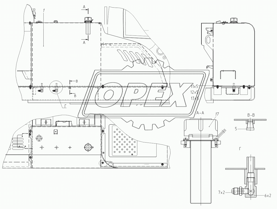 314920650000 00 Установка бака топливного