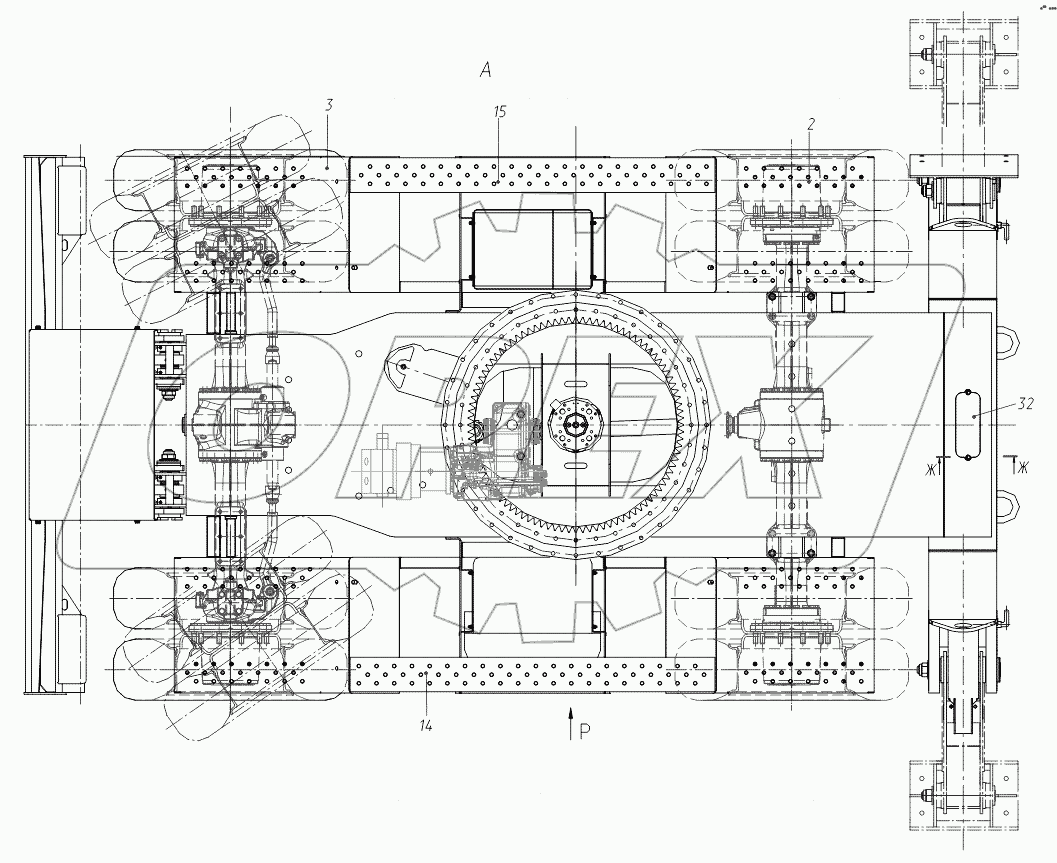 001410100000 00 Тележка ходовая
