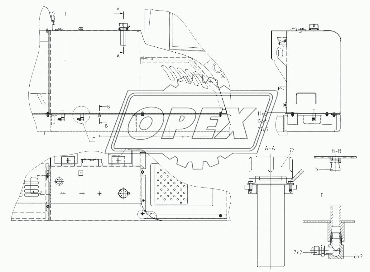 314920650000 00 Установка бака топливного