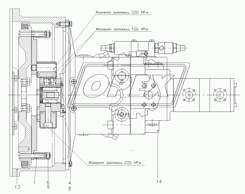 314220411000 00 Установка агрегата насосного