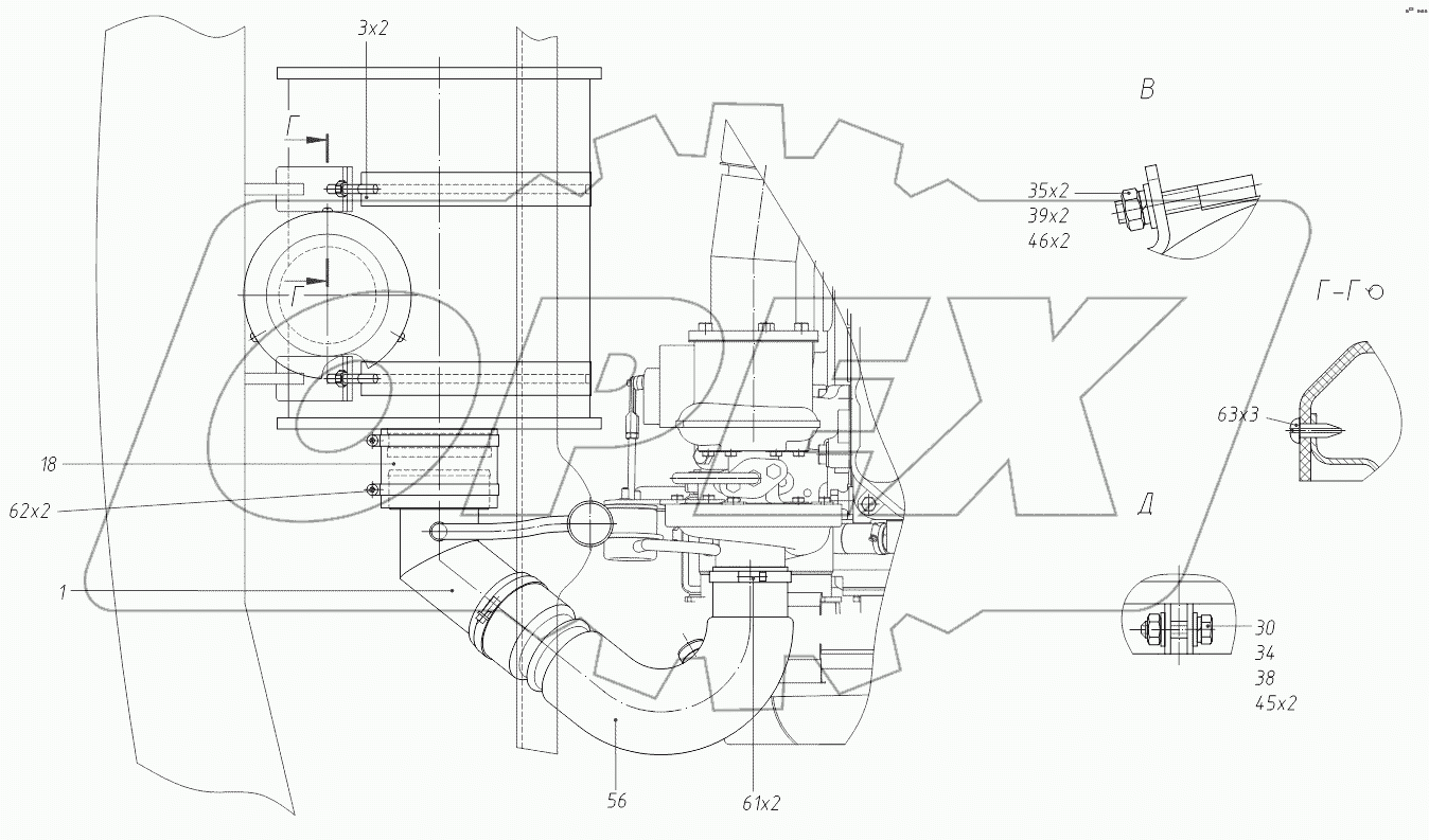 314220407000 10 Установка воздухоочистителя