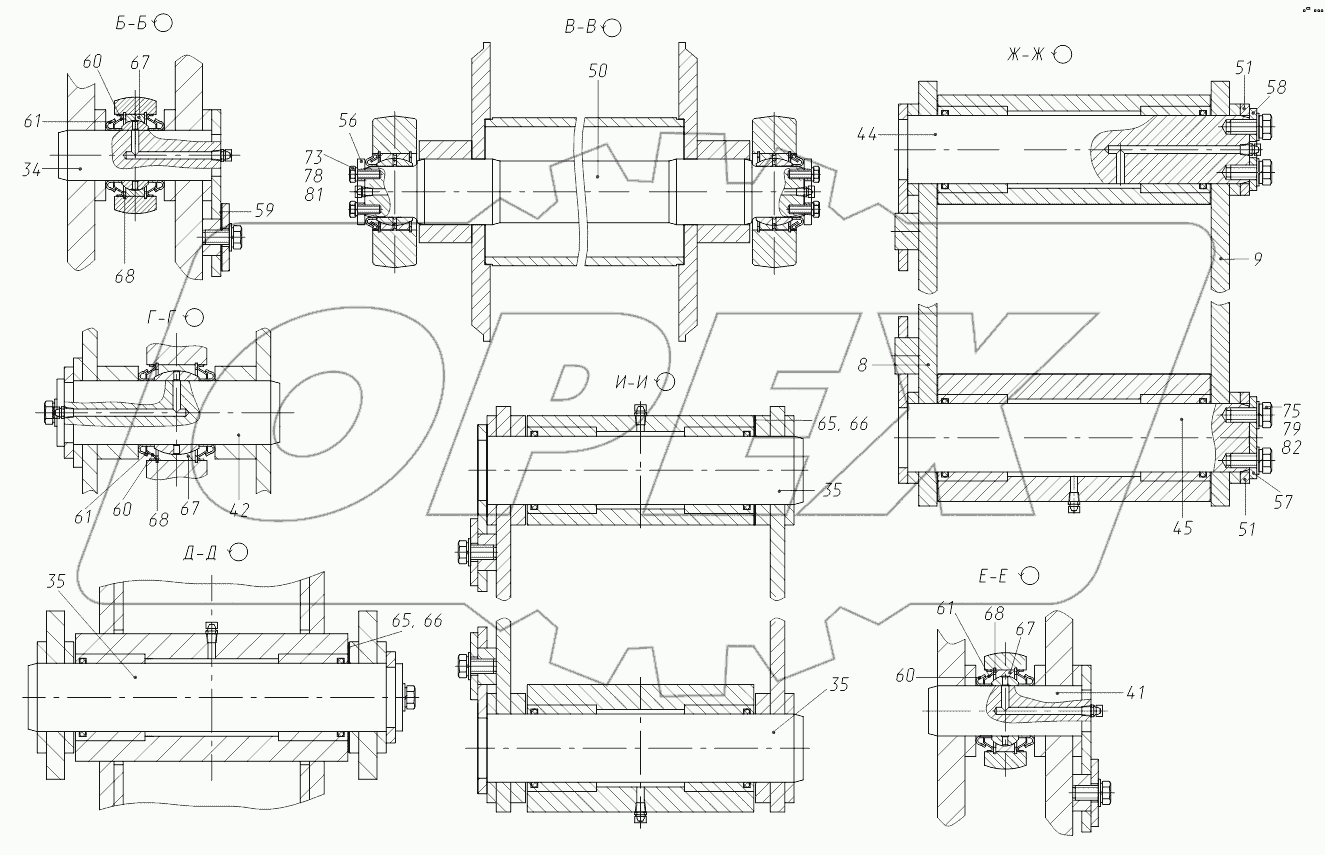 318902100000 00 Рабочее оборудование обратной лопаты